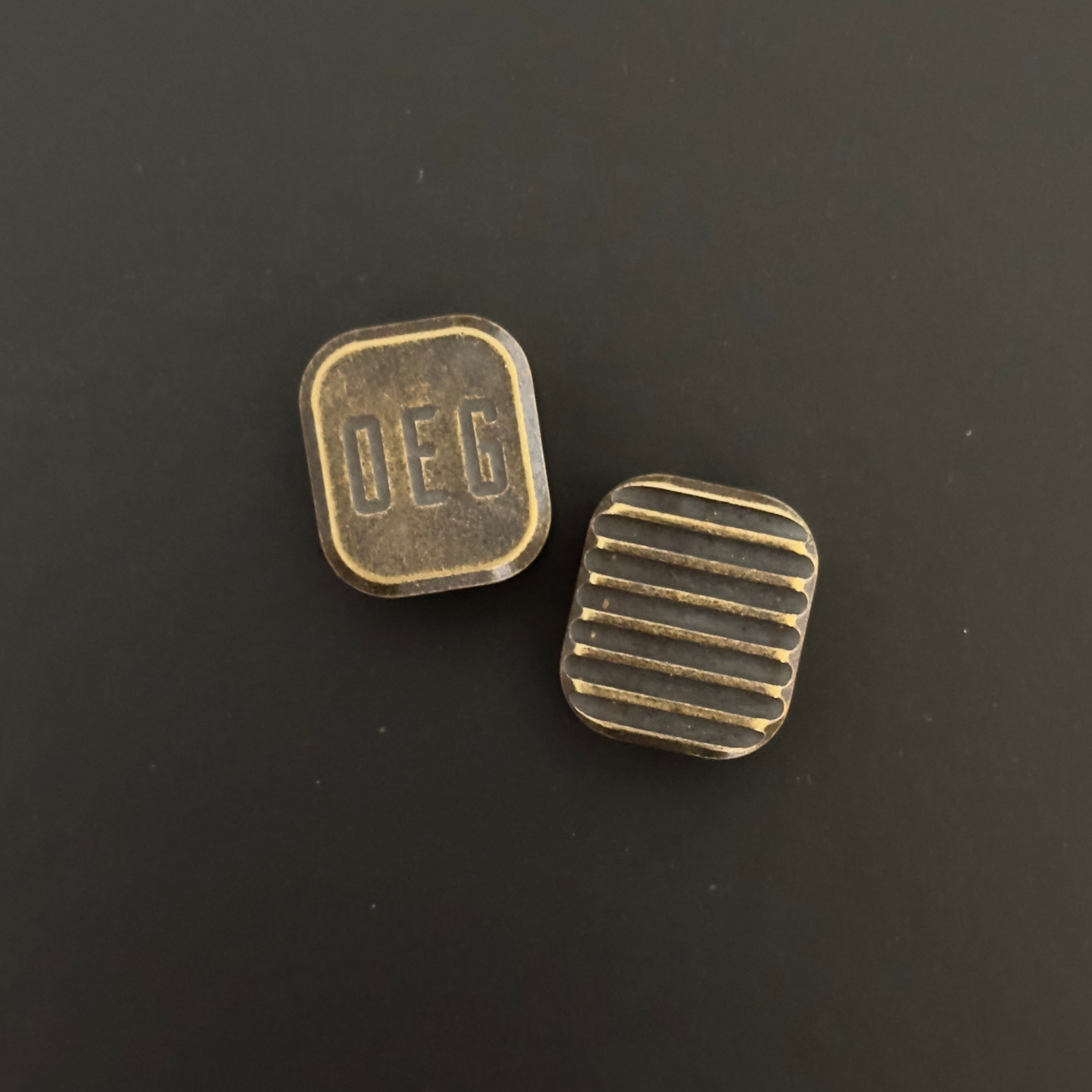 BRASS RIDGE BEAD ā OEGEDC